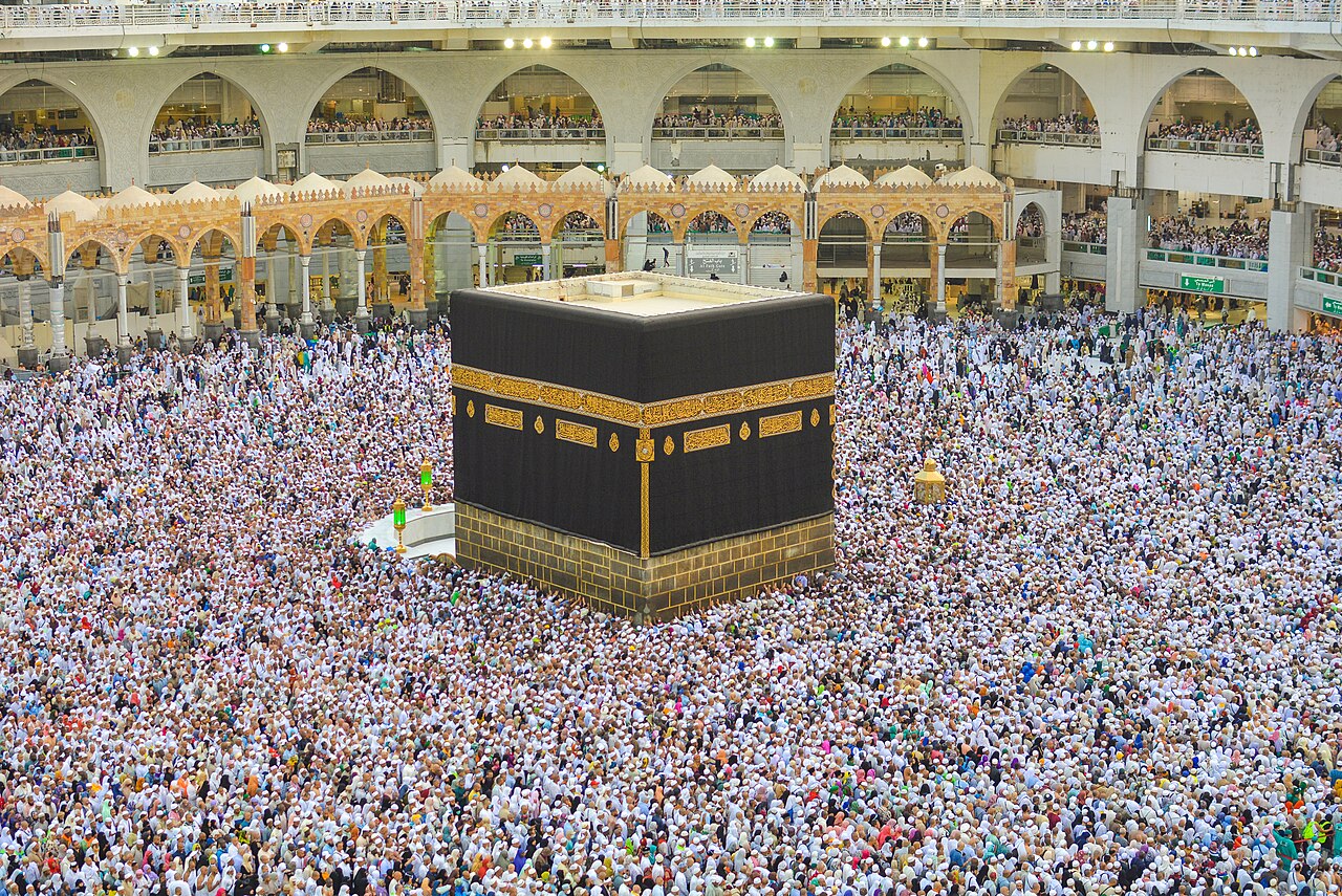 The Kaaba during Hajj